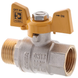 Кран кульковий 1/2" ГШМ ГАЗ (KOER KR.218.G) (KR0036) KR0036 фото 1