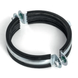 Хомут трубний оцинкований Koer KCB.20 1-1 /2" (47-51) чорний (KR2799) KR2799 фото 1