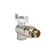 Кран з американкою 1/2" "антіпротечка"(Koer KR.228.W-Gi) кутовий білий (KR0195) KR0195 фото 1