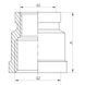 Муфта редукційна 1-1/2"x2" Koer KF.C1620 (KF0027) KF0027 фото 2