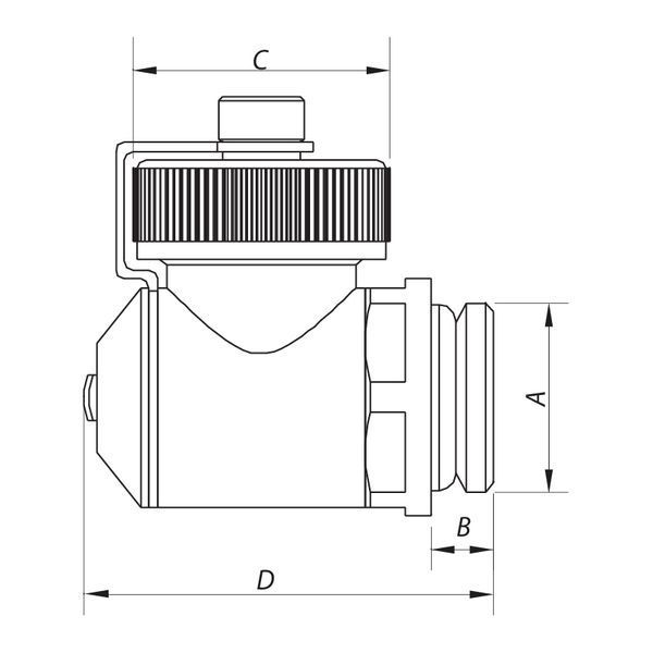 Кран зливний 1/2" Koer KR.1038 (KR2673) KR2673 фото