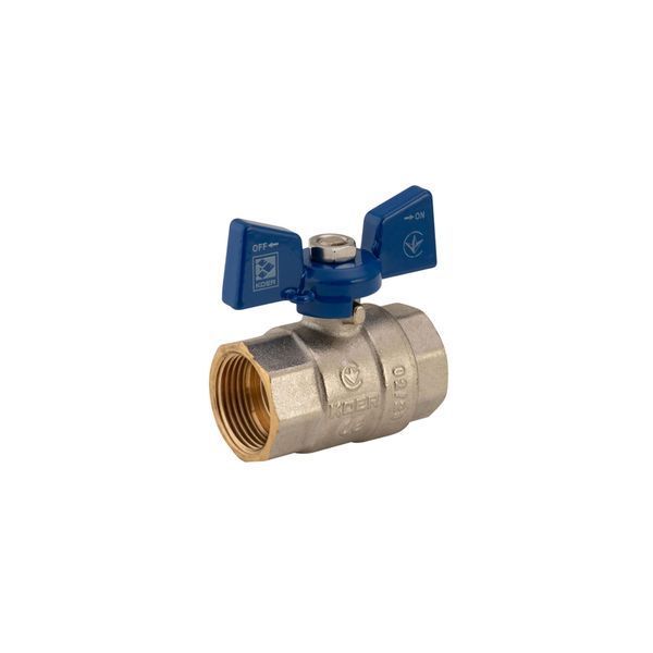 Кран кульовий Koer 3/4" ГГМ (KR.217.B) синій (KR2720) KR2720 фото