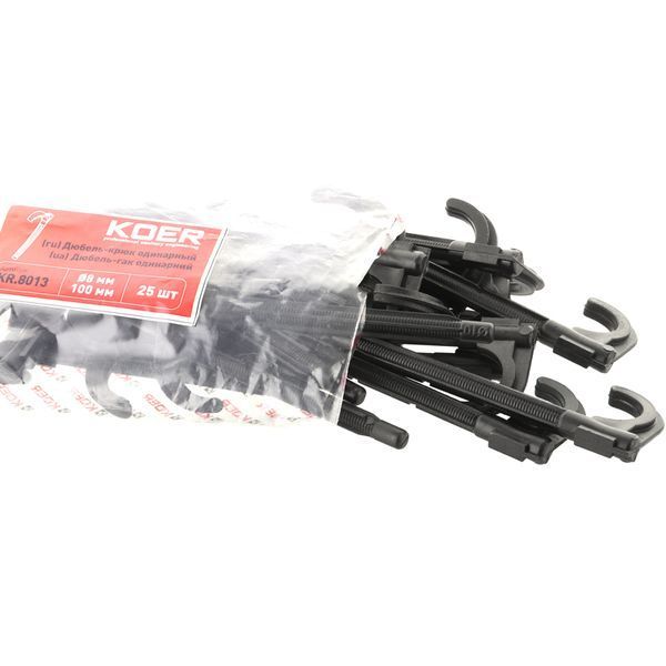 Дюбель-гак одинарний Koer KR.8013 (KR2967) KR2967 фото