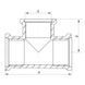 Трійник ВВВ Koer КФ. T06F - 1/2'' (KR3050) KR3050 фото 2
