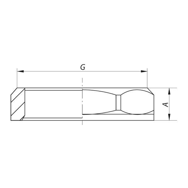 Контрольна гайка 1/2" Koer KF.K06 (KF0001)