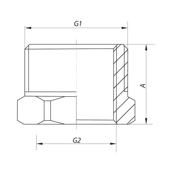 Футорка 1-1 / 4 "x2" Koer KF.F1220 (KF0090)
