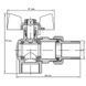 Кран з американкою 3/4" "антіпротечка"(Koer KR.228-Gi) кутовий (KR0194) KR0194 фото 3
