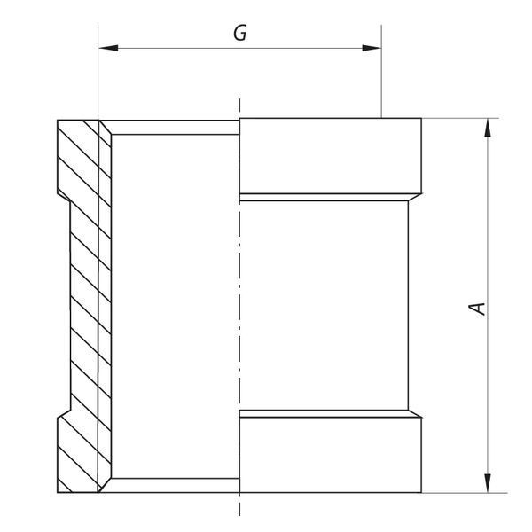З'єднувальна муфта 1-1/4" Koer KF.C12 (KF0013) KF0013 фото